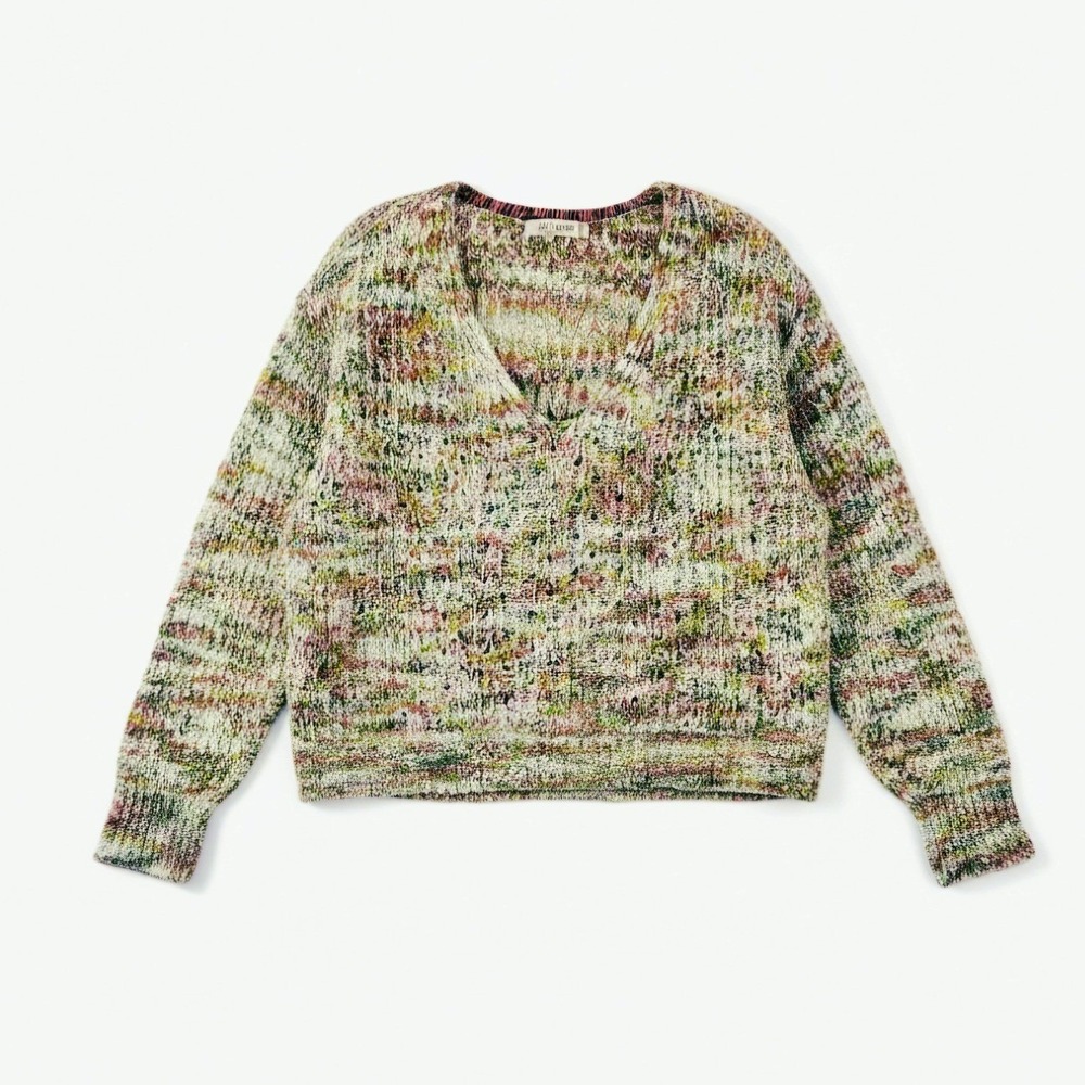 Free‎ People Oversized Marled Knit Pullover - Earth Tones - Boho Cozy - Small